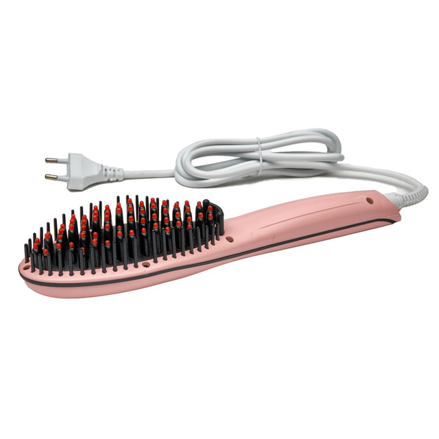 Выпрямитель волос Fast Hair Straightener HQT-906 Pink выпрямитель волоc showsee straight hair comb violet e1 v розовый