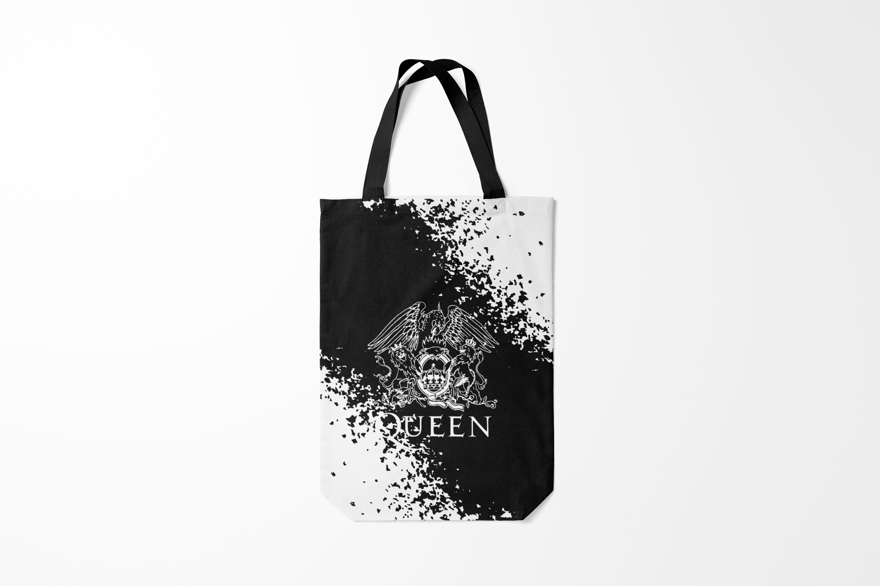 

Сумка шoппер унисекс Burnettie Queen Праздничный, черный, Queen Праздничный