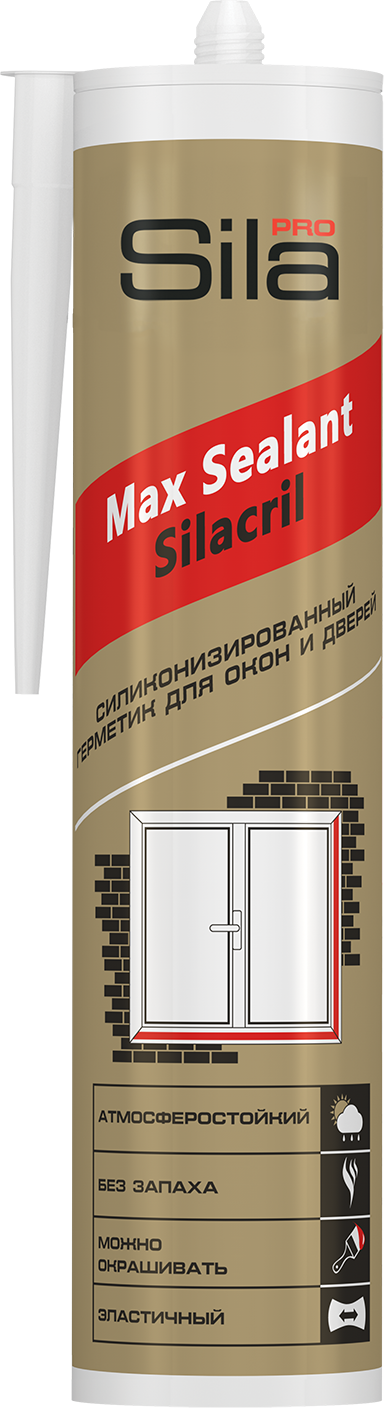 Sila Sila PRO Max Sealant cril, герметик для наружных и внутренних работ, 290 мл