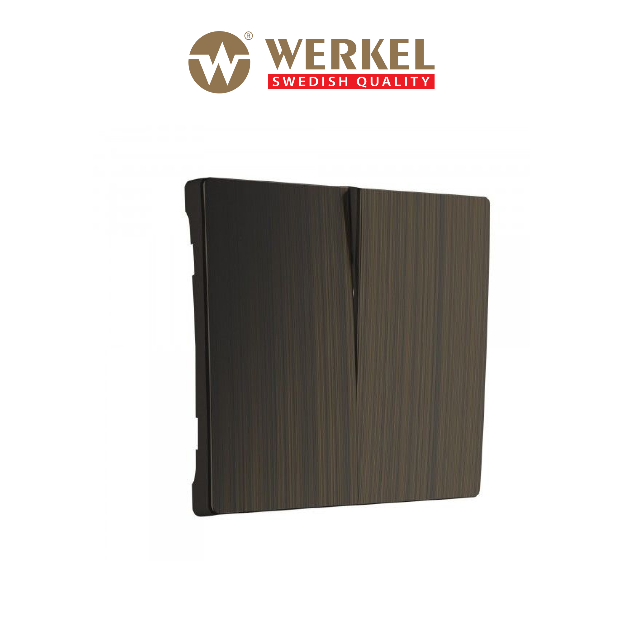 

Набор клавиш для выключателя двухклавишного Werkel W1129012 бронзовый
