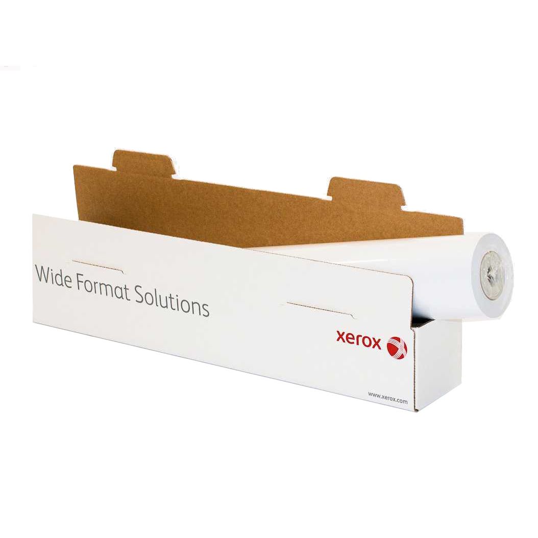 

Бумага XEROX для струйной печати, с покрытием, матовая 180г, (0.610х30м.), Белый, 450L91418