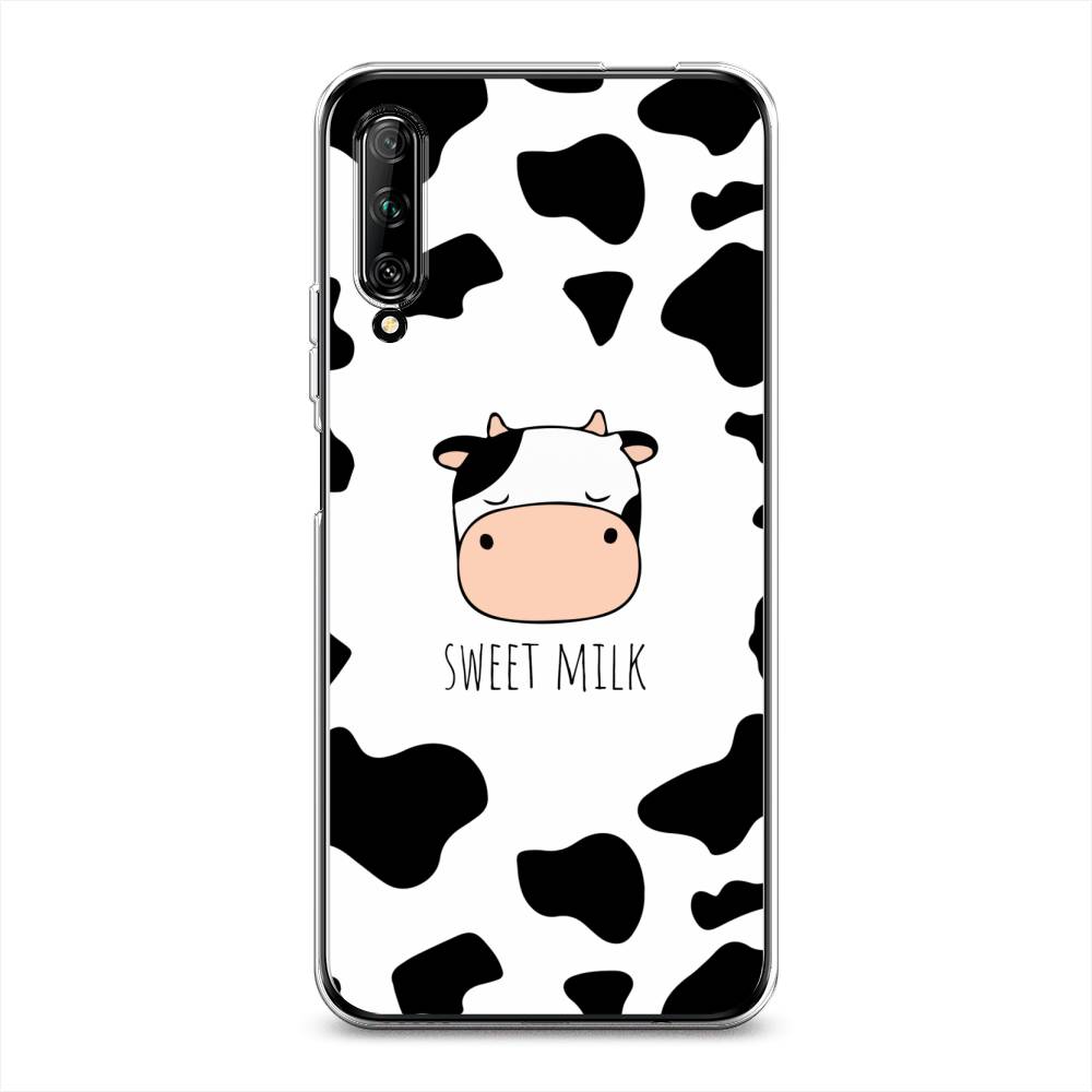 

Чехол на Huawei Y9s "Sweet milk", Розовый;белый;черный, 611150-1