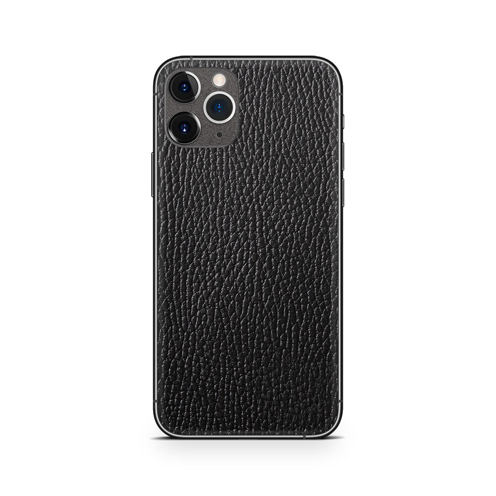 

Наклейка Glueskin из натуральной кожи Classic для Apple iPhone 11 Pro, Черный