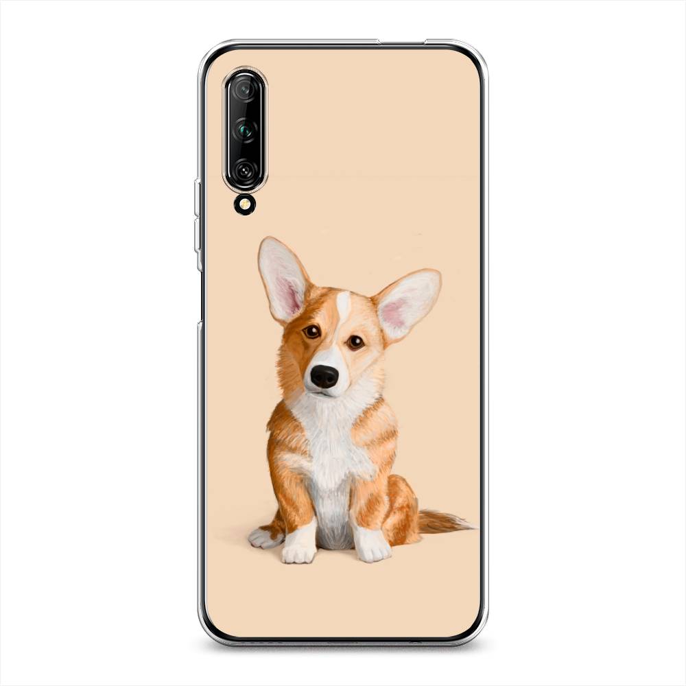 

Чехол на Huawei Y9s "Грустный Корги", Коричневый;бежевый, 611150-1