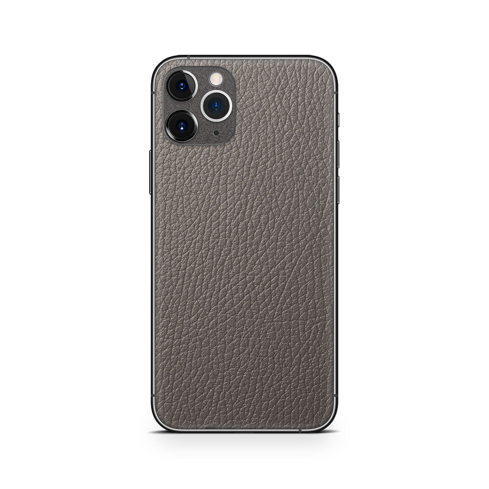 

Наклейка Glueskin из натуральной кожи Classic для Apple iPhone 11 Pro Max, Серый