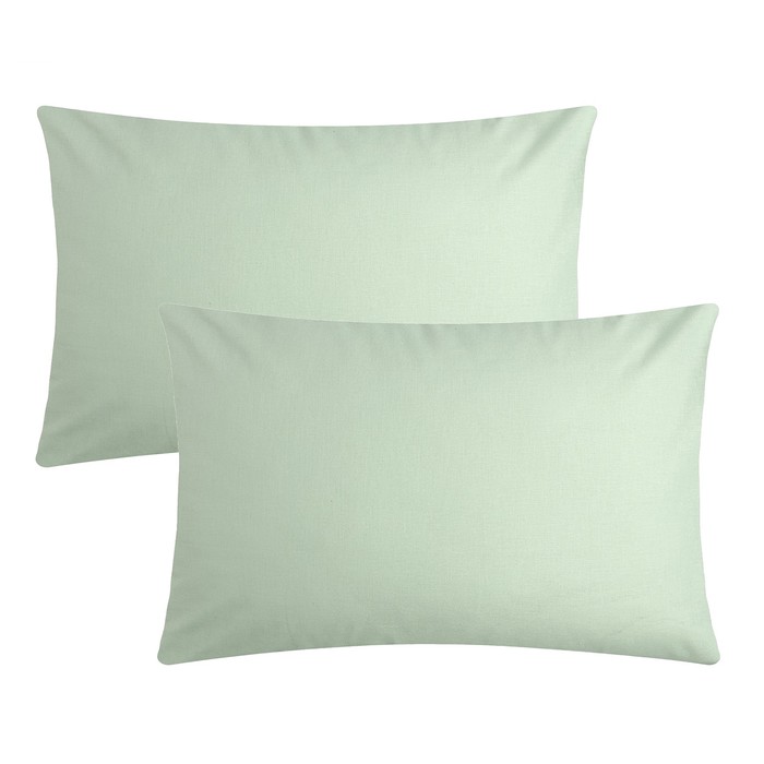 

Комплект наволочек Этель, 50х70 - 2 шт., светло-зеленый, поплин 125 г/м2, Горные вершин