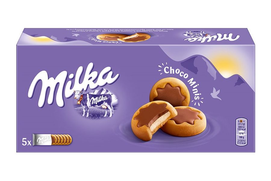 

Печенье Milka Choco Minis с молочной начинкой 150 г