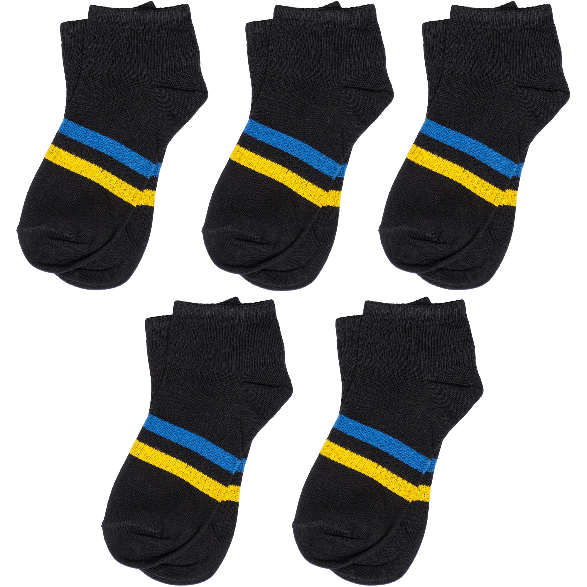 Носки для мальчиков ХОХ 5-SPD-16 цв. черный; желтый; синий р. 26-28