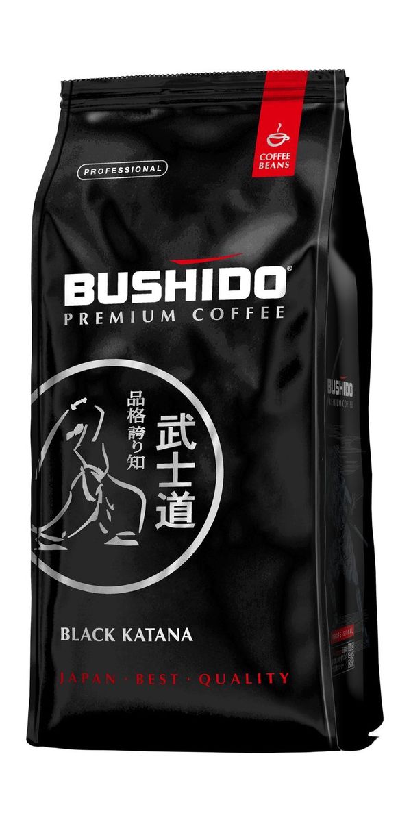 

Кофе Bushido Black Katana в зернах 1 кг