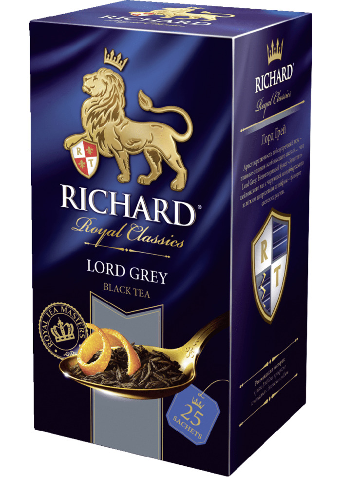 

Чай черный Richard Lord Grey в пакетиках 2 г х 25 шт