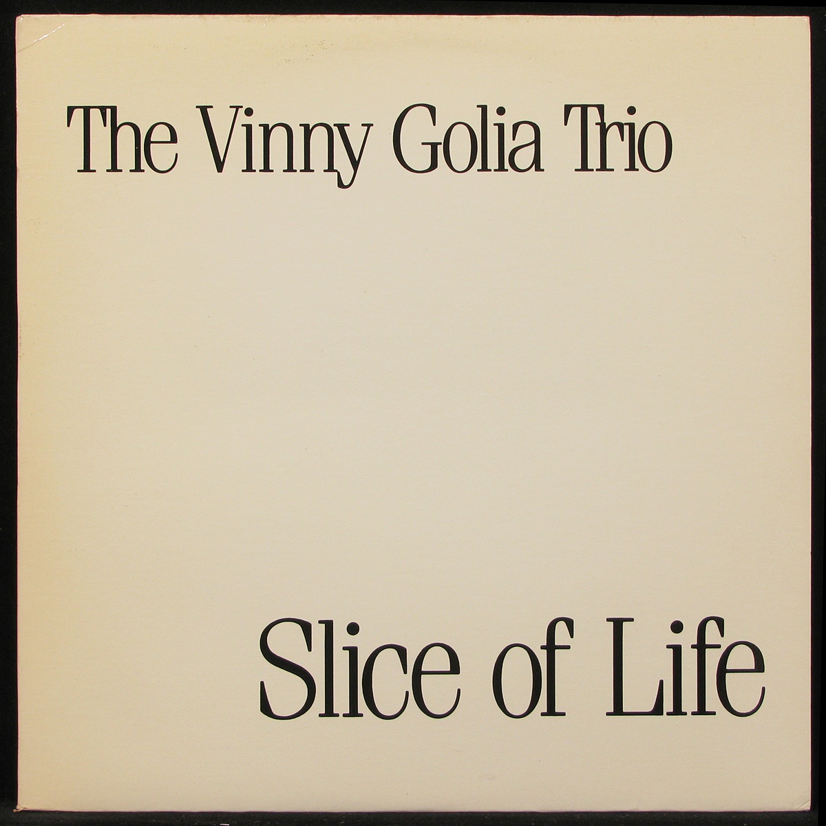 Vinny Golia Trio - Slice Of Life (LP)