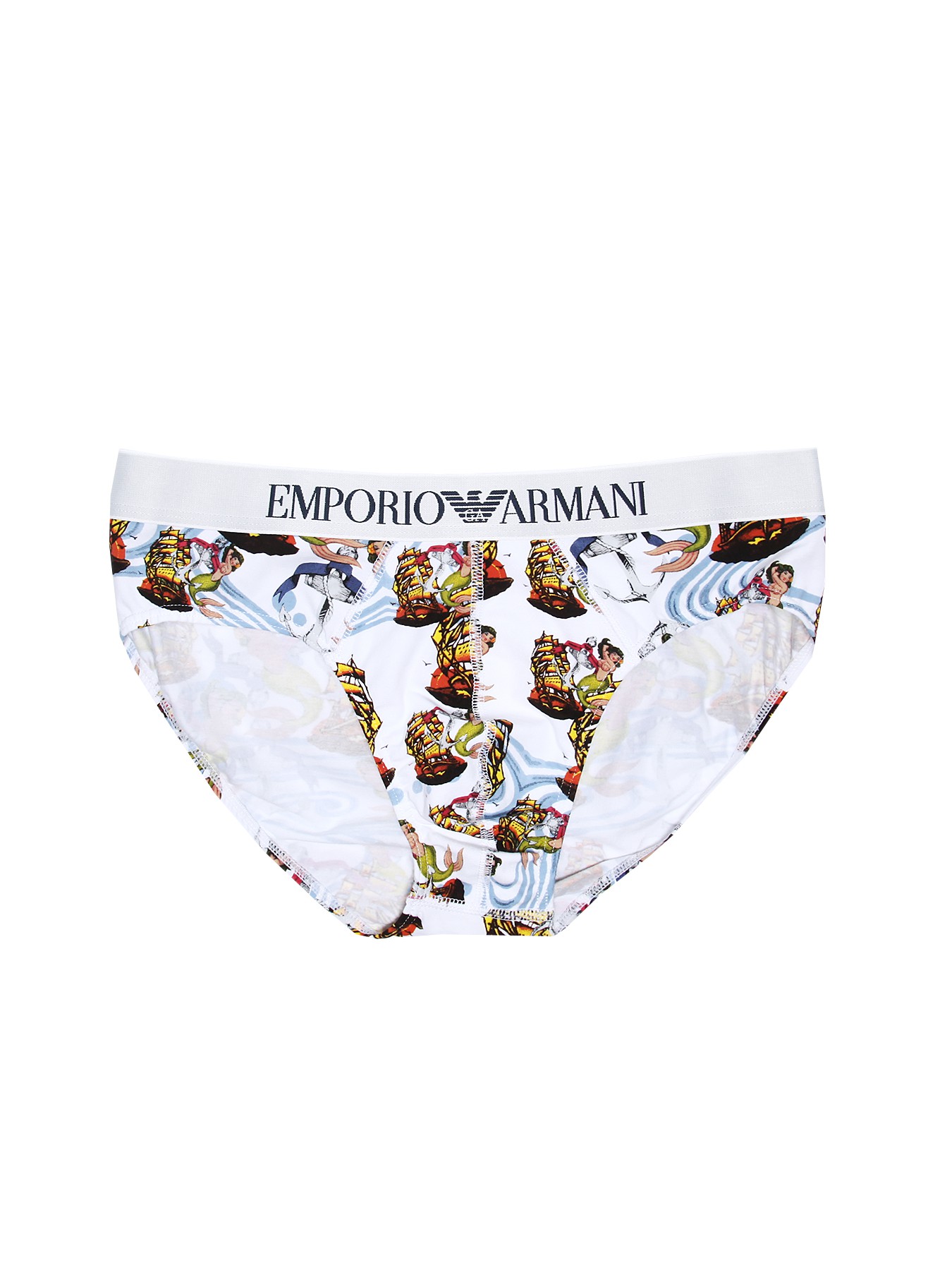 

Трусы мужские EA Underwear 1108146P502 белые 46 RU, 1108146P502
