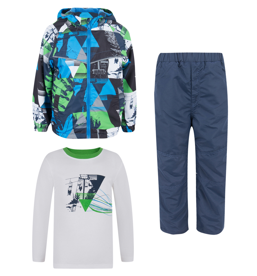 

Комплект джемпер/брюки/куртка Bony Kids синий LLS192804RD3 р.110, LLS192804RD3