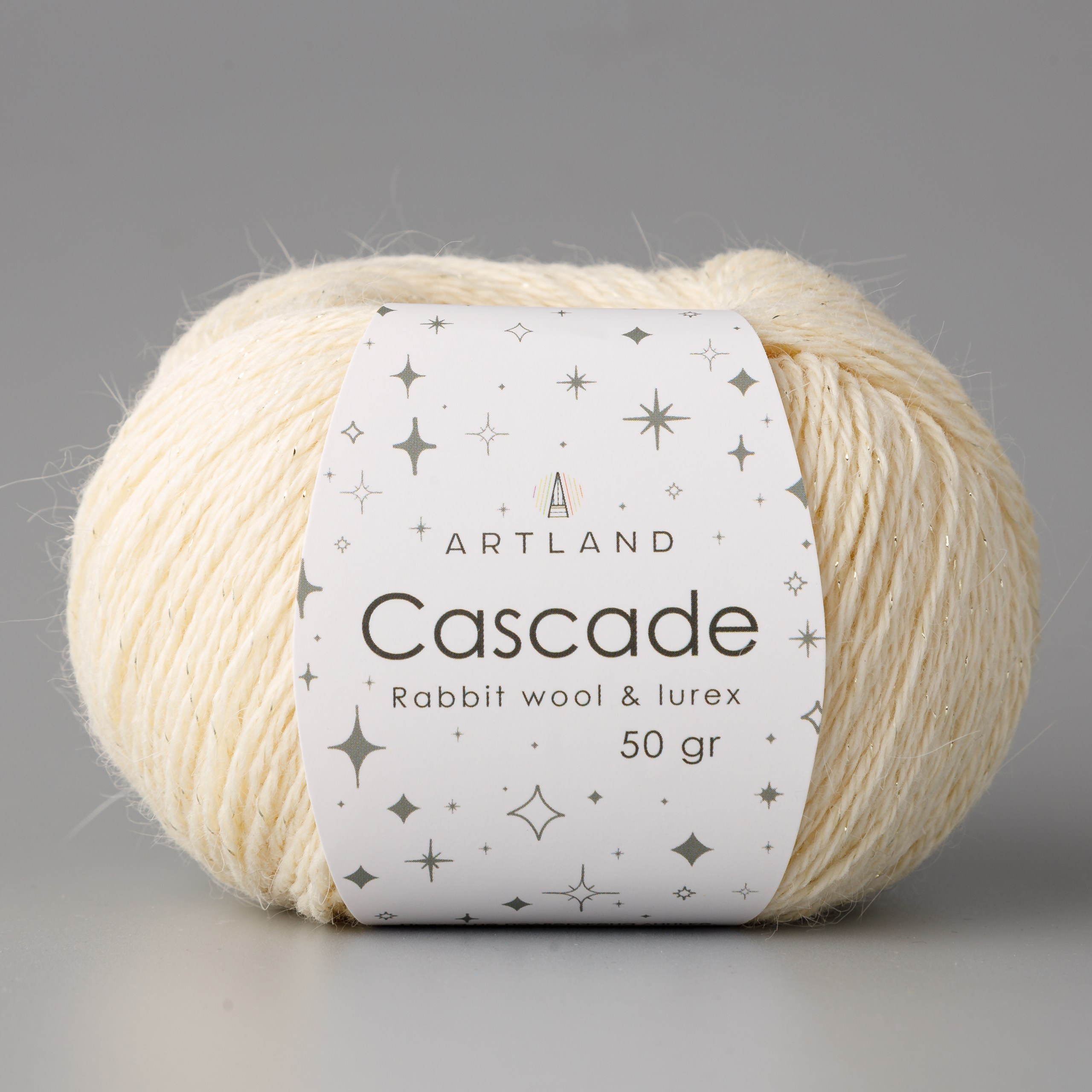 

Пряжа Artland Cascade Rabbit wool & lurex, 5 мотков 210 м, 50 гр, цвет 81 кремовый, Бежевый, cascade5 NL