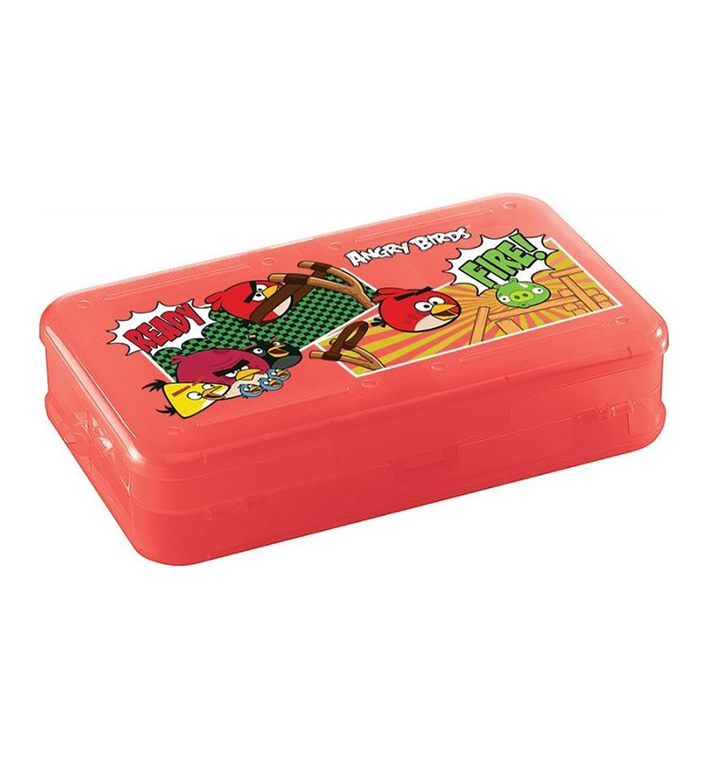 

Коробка Бытпласт для мелочей с декором «Angry birds», красный