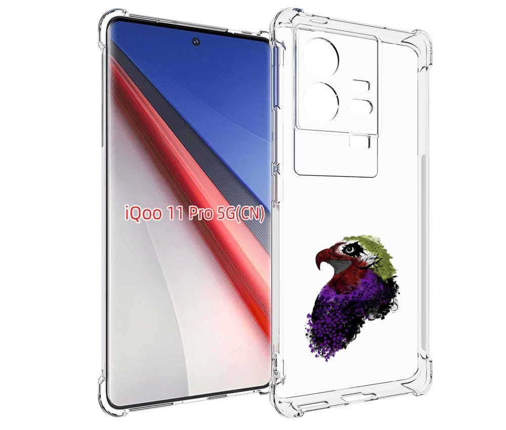 

Чехол бампер MyPads Орел для Vivo iQOO 11 Pro противоударный, Прозрачный, Tocco