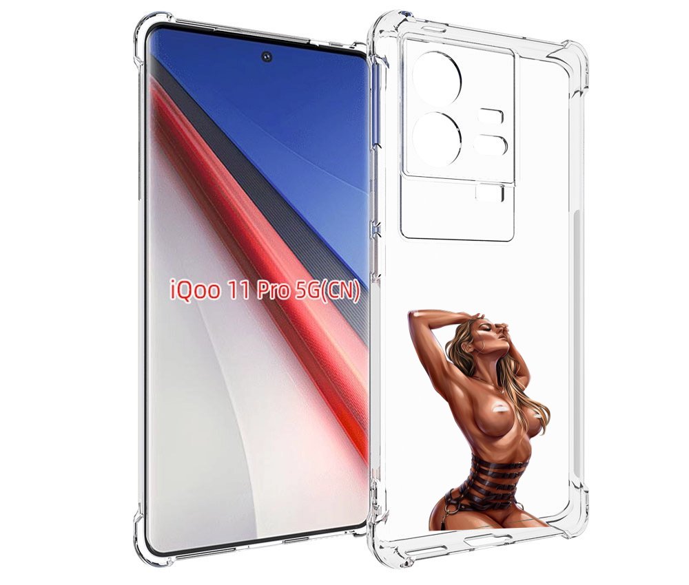 

Чехол бампер MyPads Портупея денский для Vivo iQOO 11 Pro против..., Прозрачный, Tocco