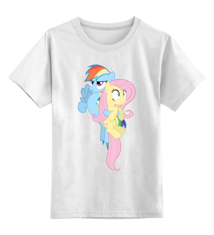 

Футболка детская Printio Dash & flutty цв. белый р. 152, Dash & flutty