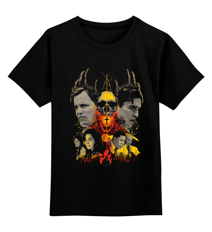

Футболка детская Printio True detective цв. черный р. 152, True detective