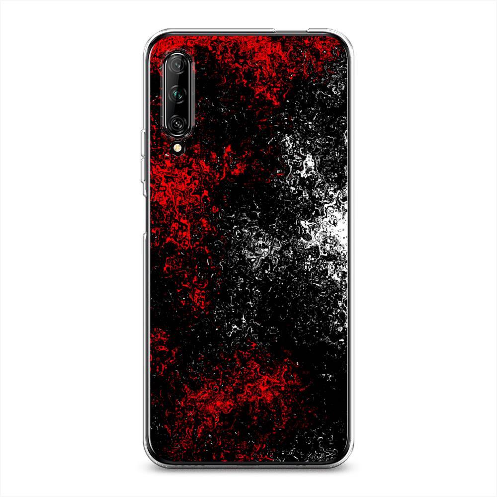 

Чехол на Huawei Y9s "Монотипия", Красный;черный;белый, 611150-3