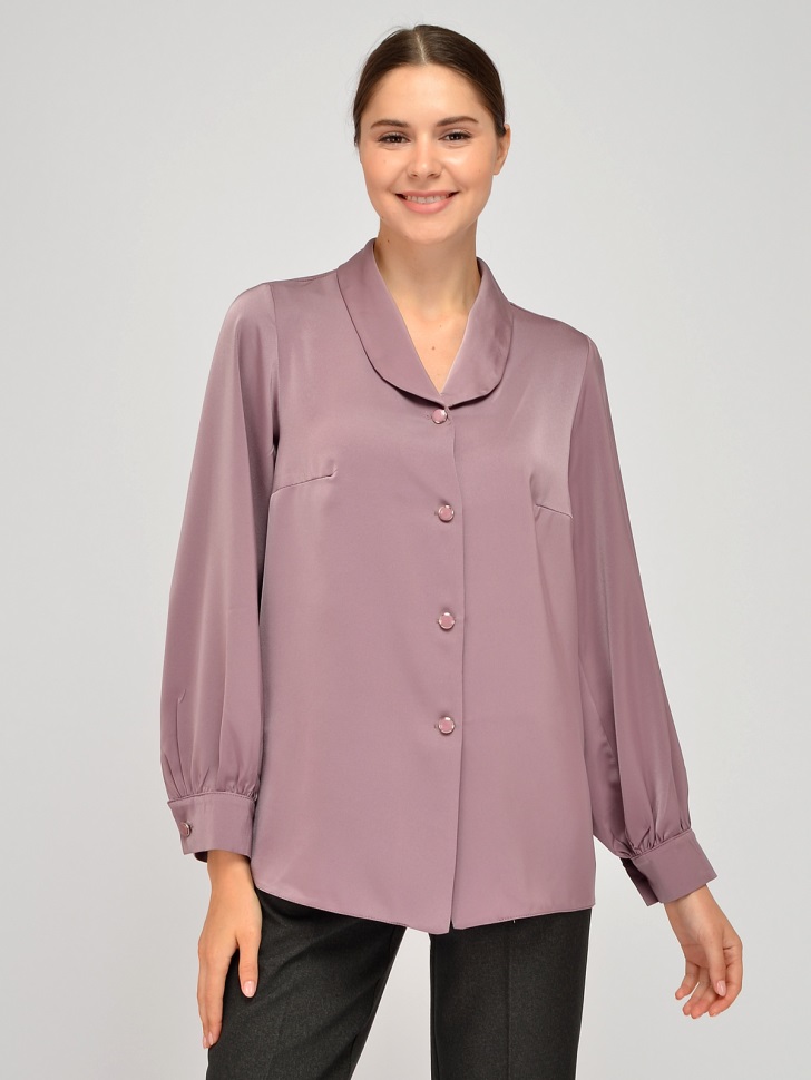 

Блуза женская 1001dress VI00315 фиолетовая 48 RU, VI00315