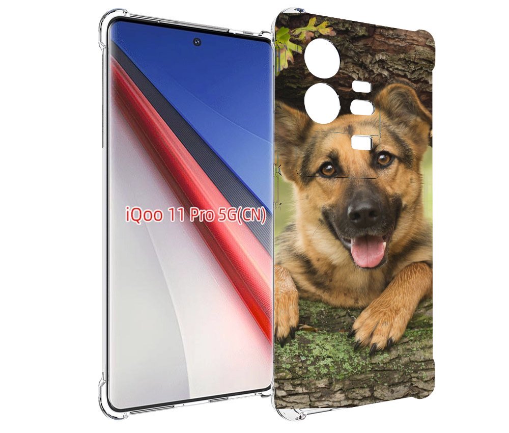 

Чехол бампер MyPads Собака-на-дереве для Vivo iQOO 11 Pro против..., Прозрачный, Tocco