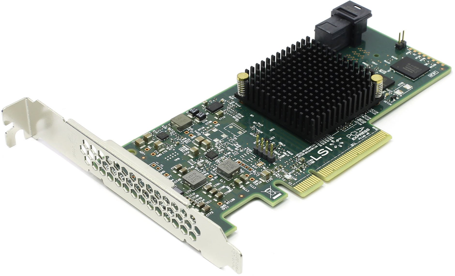 фото Hba-адаптер broadcom lsi sas 9300-4i sgl (lsi00346 / h5-25473-00) broadcom limited