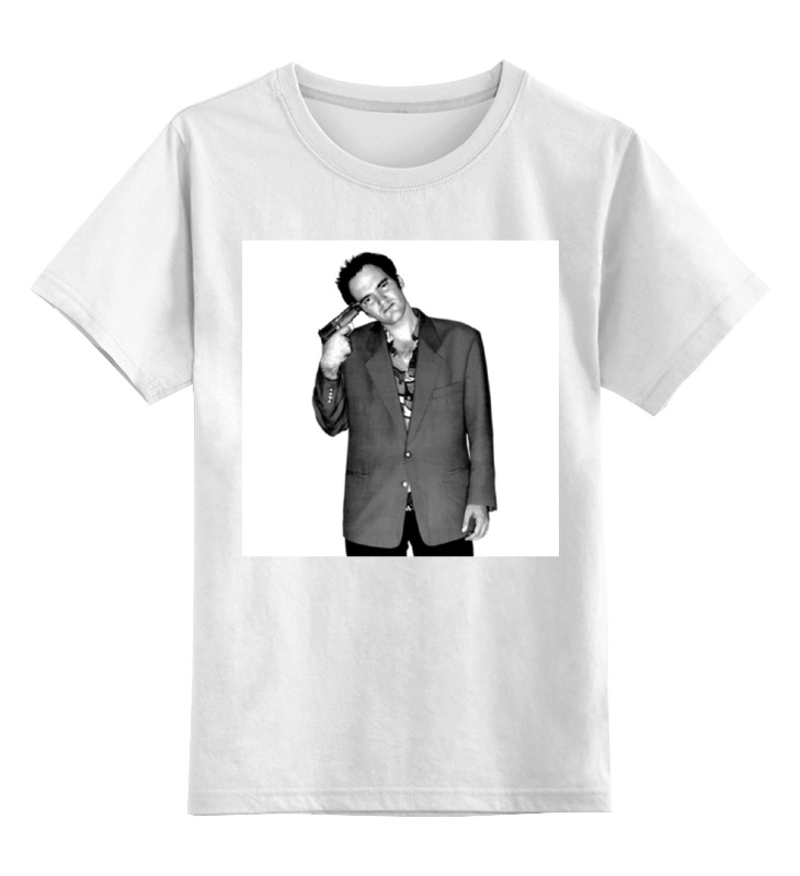 

Футболка детская Printio Quentin tarantino цв. белый р. 152, Quentin tarantino