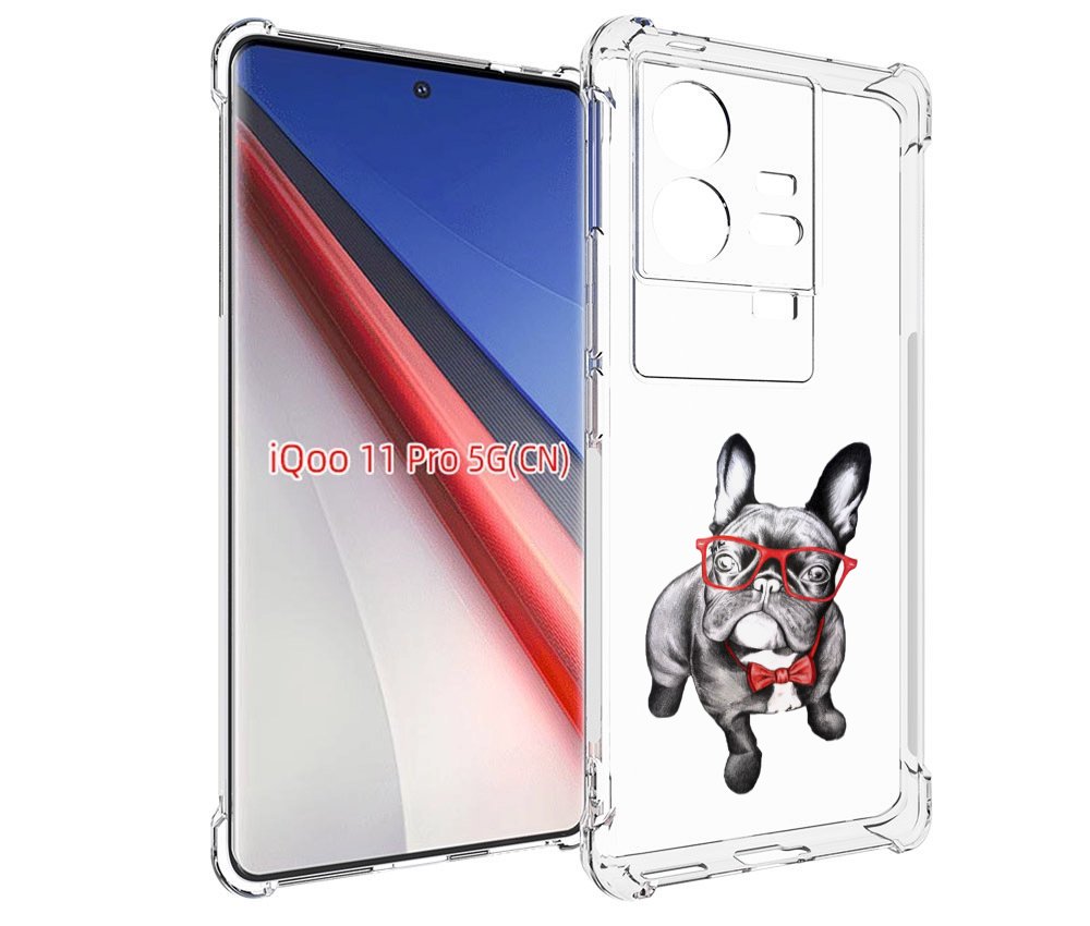 

Чехол бампер MyPads Стильняга для Vivo iQOO 11 Pro противоударный, Прозрачный, Tocco