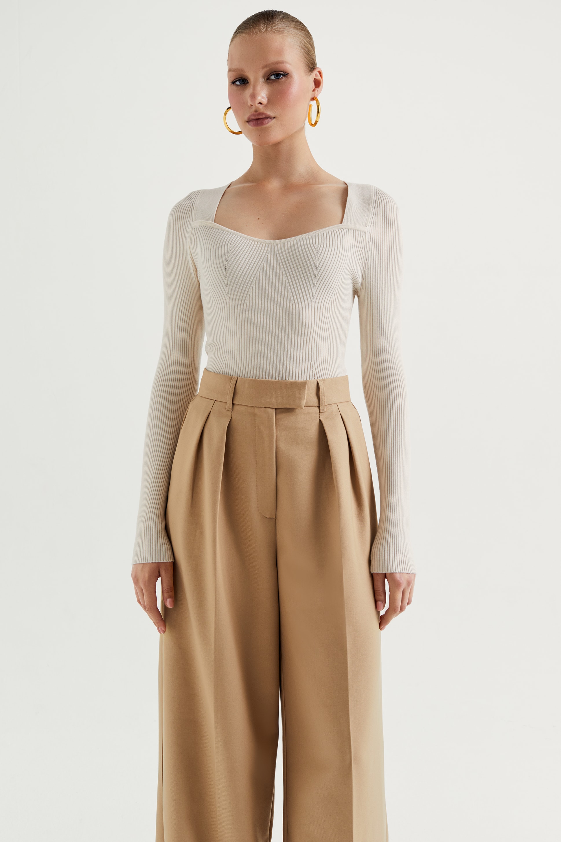 

Джемпер женский LOVE REPUBLIC 1451337821 бежевый XL, 1451337821