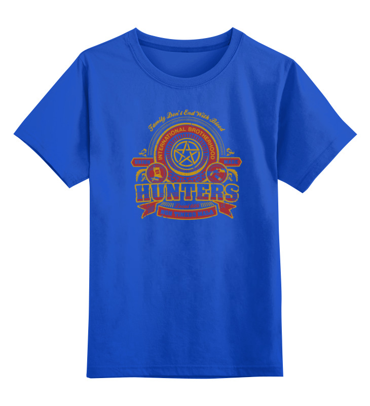 

Футболка детская Printio Hunters цв. синий р. 152, Hunters