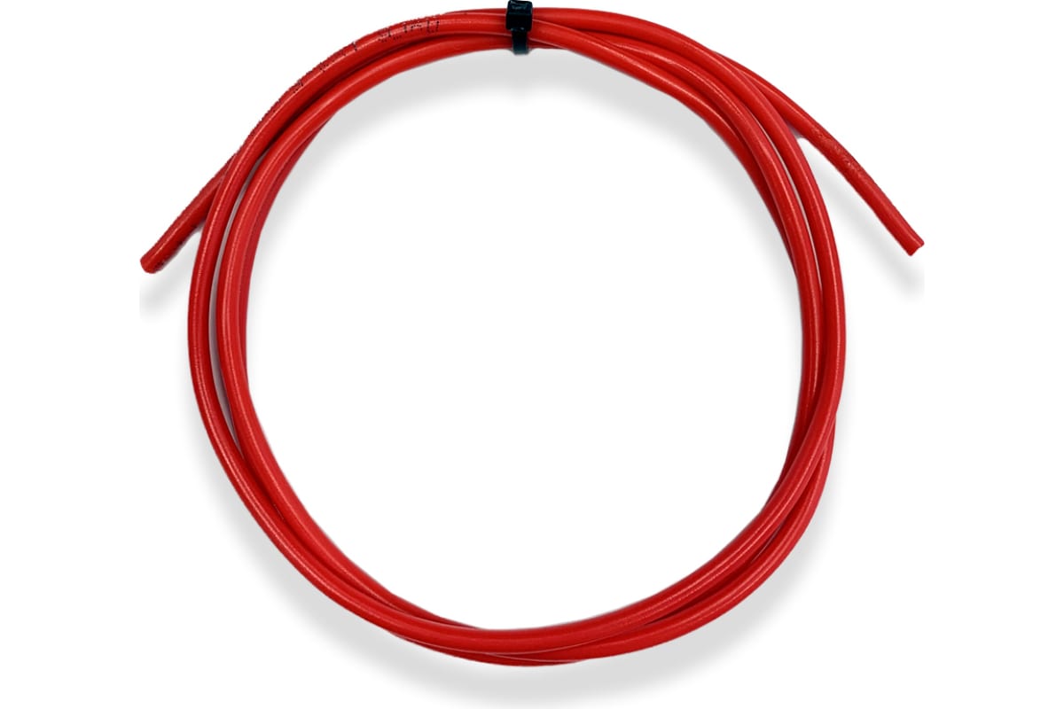 Провод электрический Дмитров-кабель ПуГВ 1х4 мм2 Красный, 2м