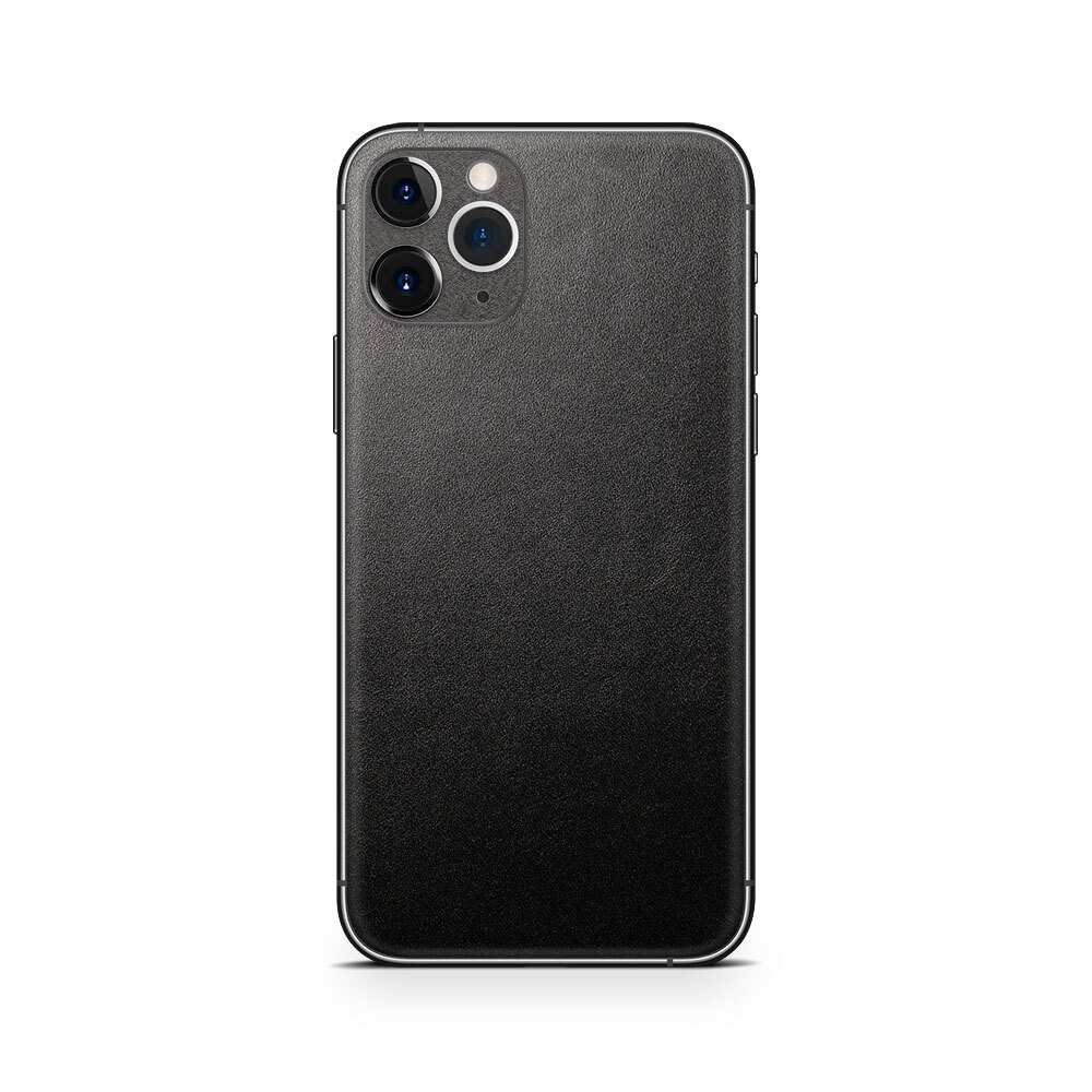 

Наклейка Glueskin из натуральной кожи Just Black для Apple iPhone 11 Pro Max, Черный