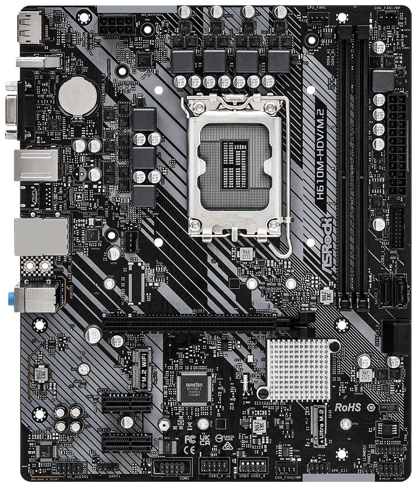 

Материнская плата ASRock H610M-HDV/M.2, H610M-HDV/M.2