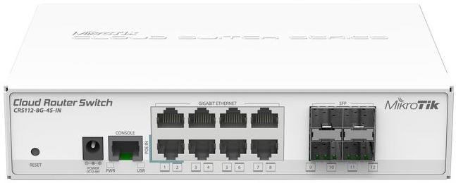 фото Маршрутизатор mikrotik crs112-8g-4s-in