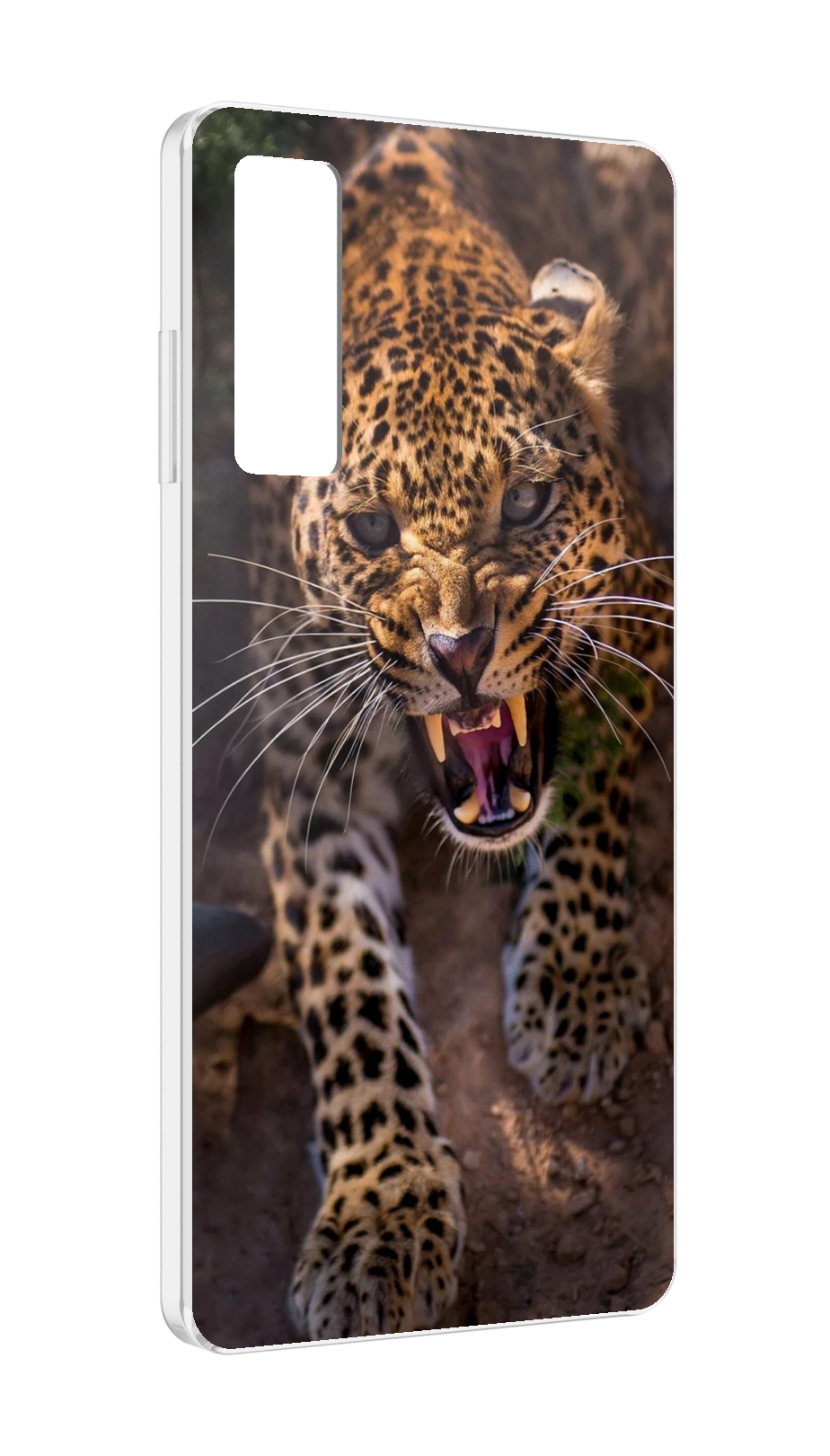 

Чехол MyPads Злой-гепард для TCL 20 5G, Прозрачный, Tocco