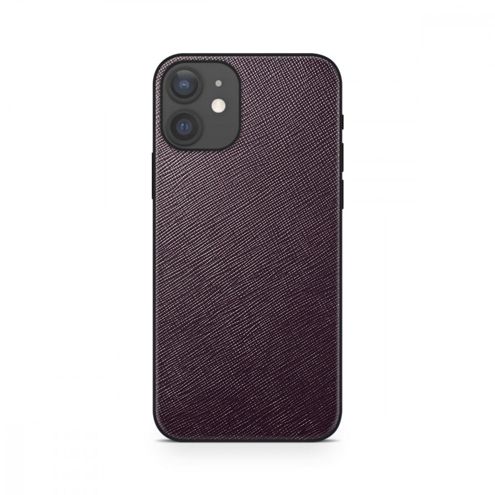 

Наклейка Glueskin из натуральной кожи Saffiano для Apple iPhone 11, Фиолетовый