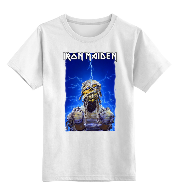 

Футболка детская Printio Iron maiden band цв. белый р. 152, Iron maiden band