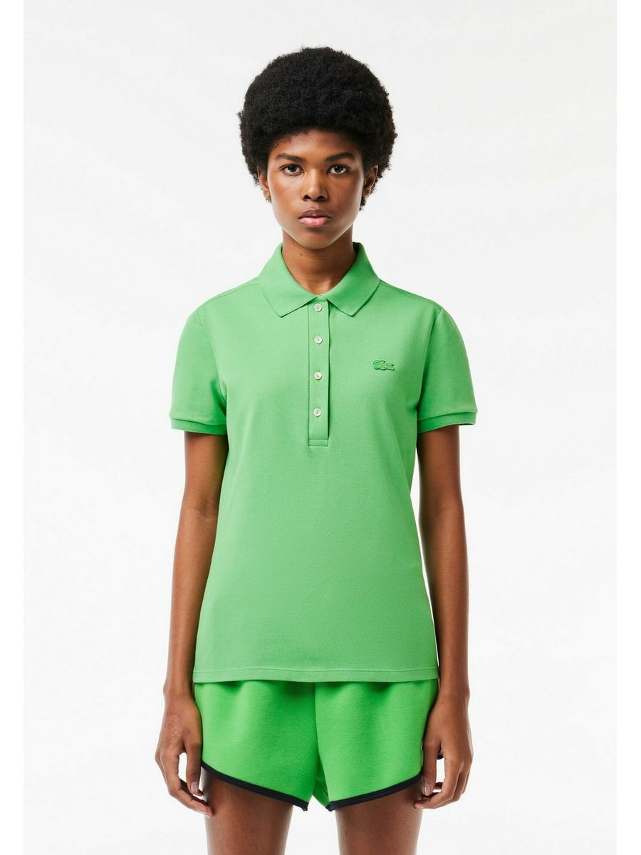 

Футболка женская Lacoste LA221D05B зеленая 48 EU, Зеленый, LA221D05B