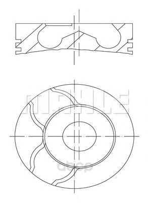 

Поршень Mahle/Knecht 0220102