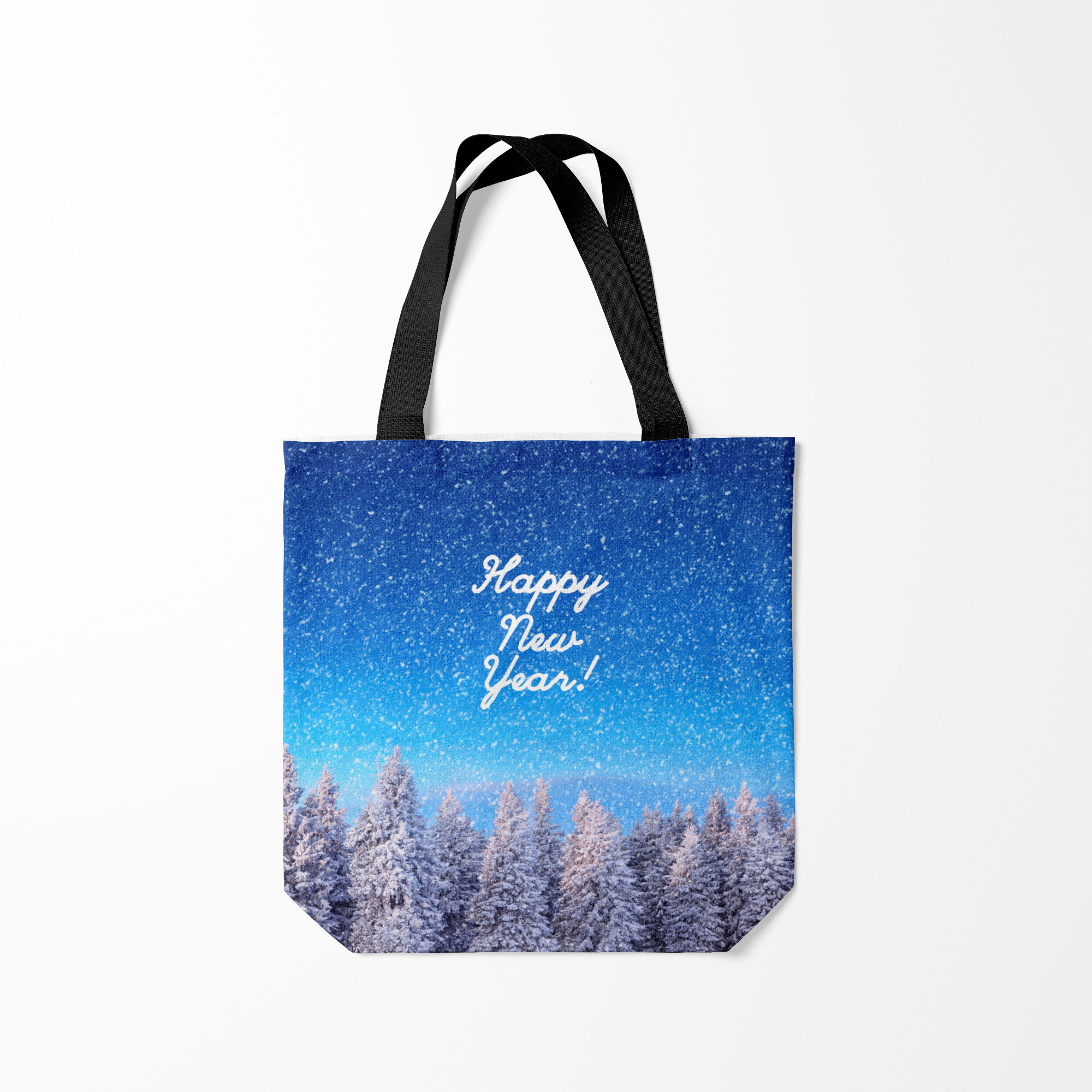 

Сумка шoппер унисекс Burnettie Happy New Year, разноцветный, Happy New Year