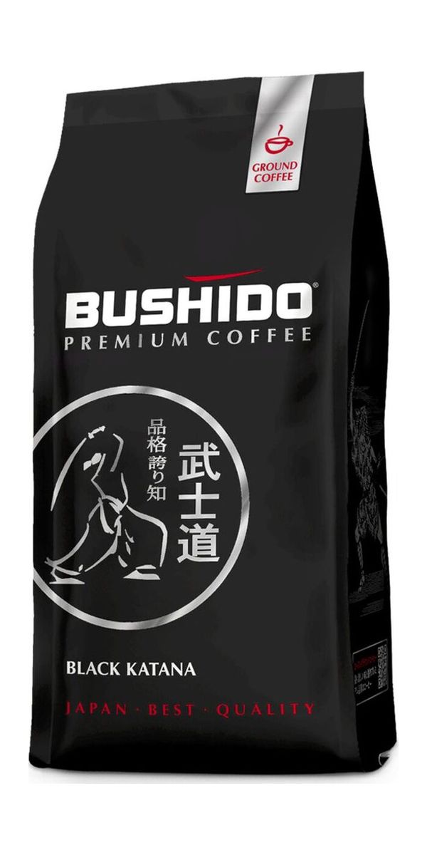 

Кофе Bushido Black Katana молотый 227 г