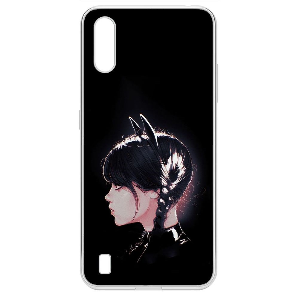 

Чехол-накладка Уэнсдей Аддамс - Кошка Уэнсдей для Samsung Galaxy M01 (M015)