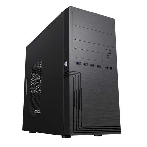 

Корпус компьютерный Powerman ES555BK (6188250) черный, ES555BK