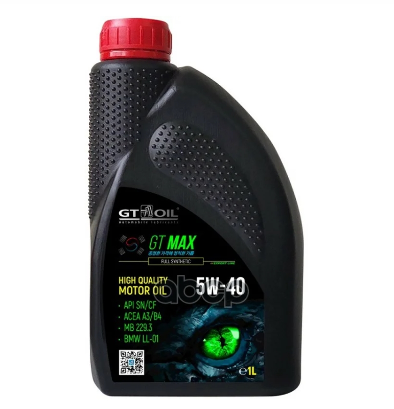 Моторное масло GT OIL синтетическое Gt Max Sae 5W30 Api Sn/Cf 1л