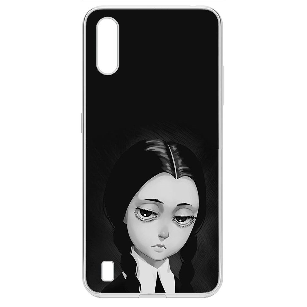 

Чехол-накладка Уэнсдей Аддамс - Рисованная Уэнсдей для Samsung Galaxy M01 (M015)
