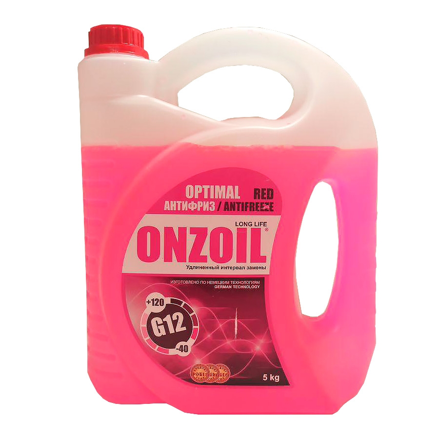 фото Антифриз onzoil арт. onzoiloptimalg11red42л5кгкрасный