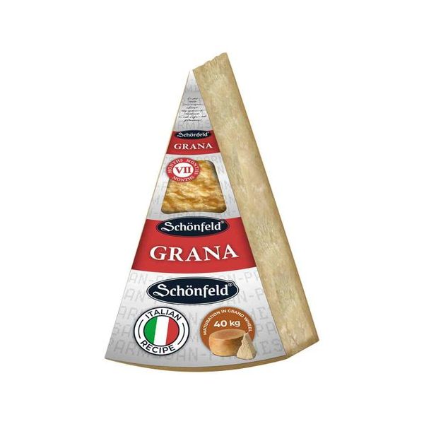Сыр твердый Schonfeld Grana 43% +-2,1 кг