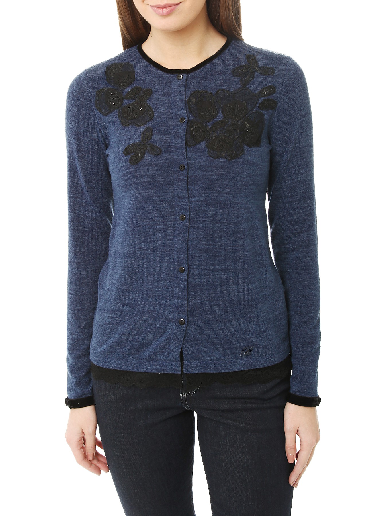 

Кардиган женский Blumarine H56B синий 40 RU, H56B