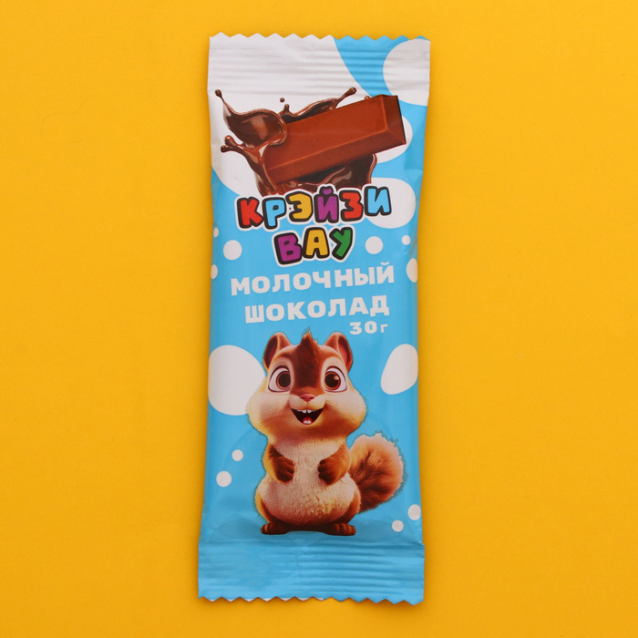 

Шоколад молочный КРЭЙЗИВАУ, 30 г